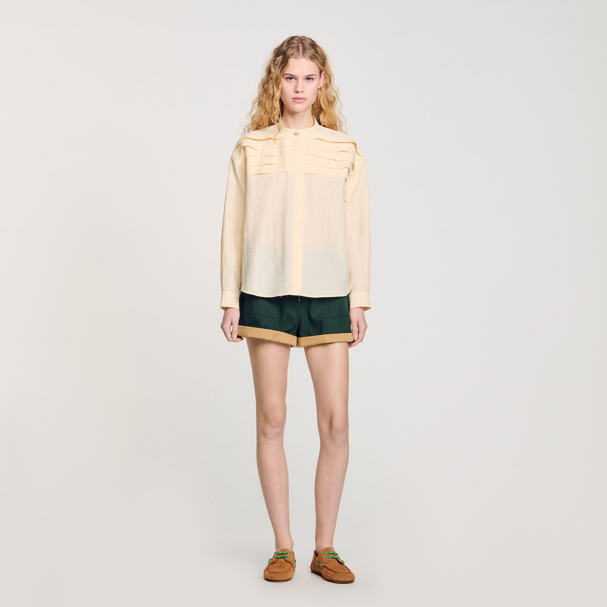 Jewellery detail shirt