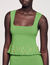 Knit top with charms