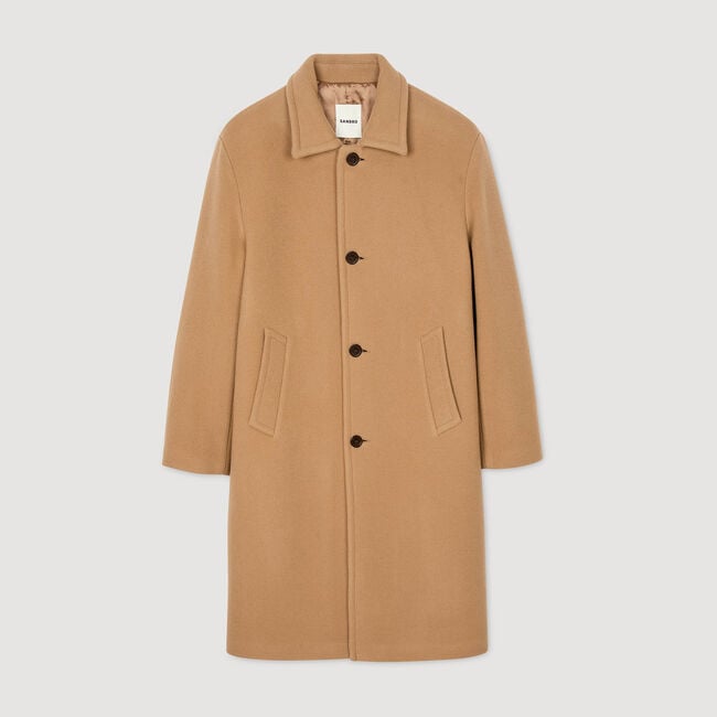 Wool and cashmere coat