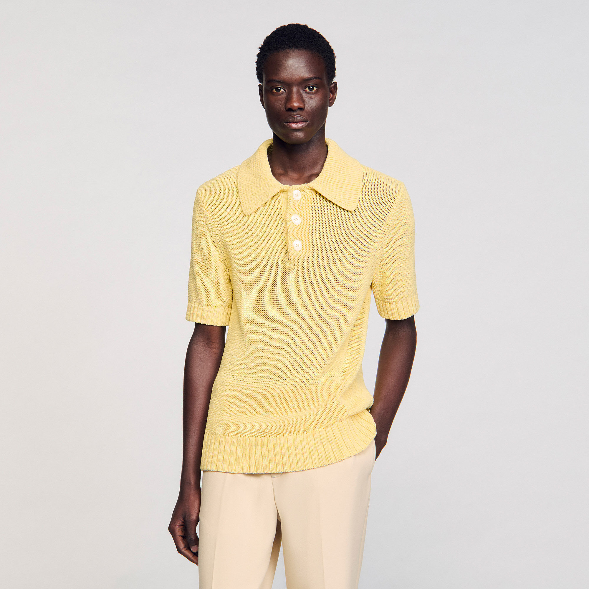 aLORS paris Polo shirt【Nectar】Banane Polo shirt【Nectar】Banane alors paris### This translates to