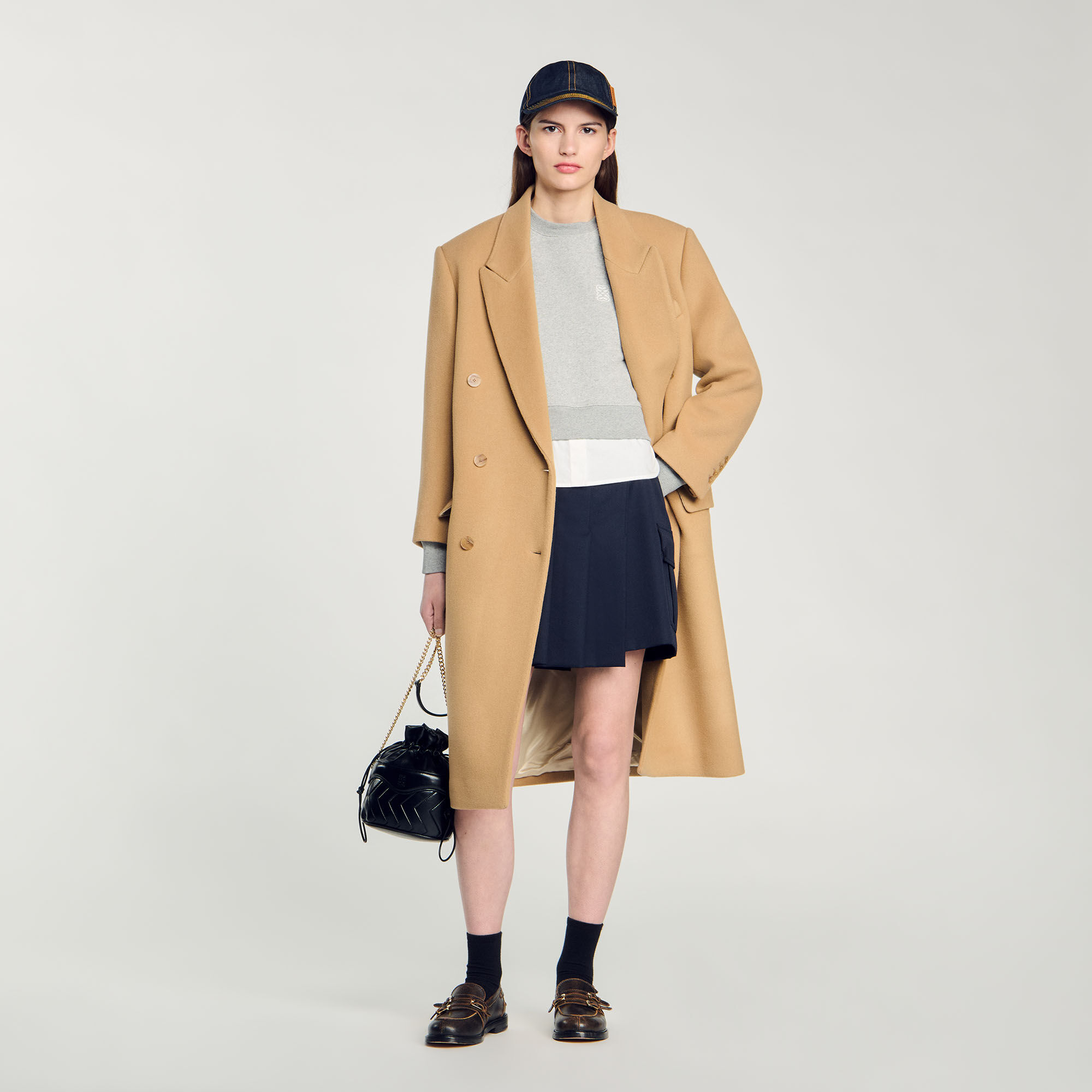 Layered effect sweatshirt