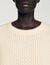 Honeycomb stitch wool jumper