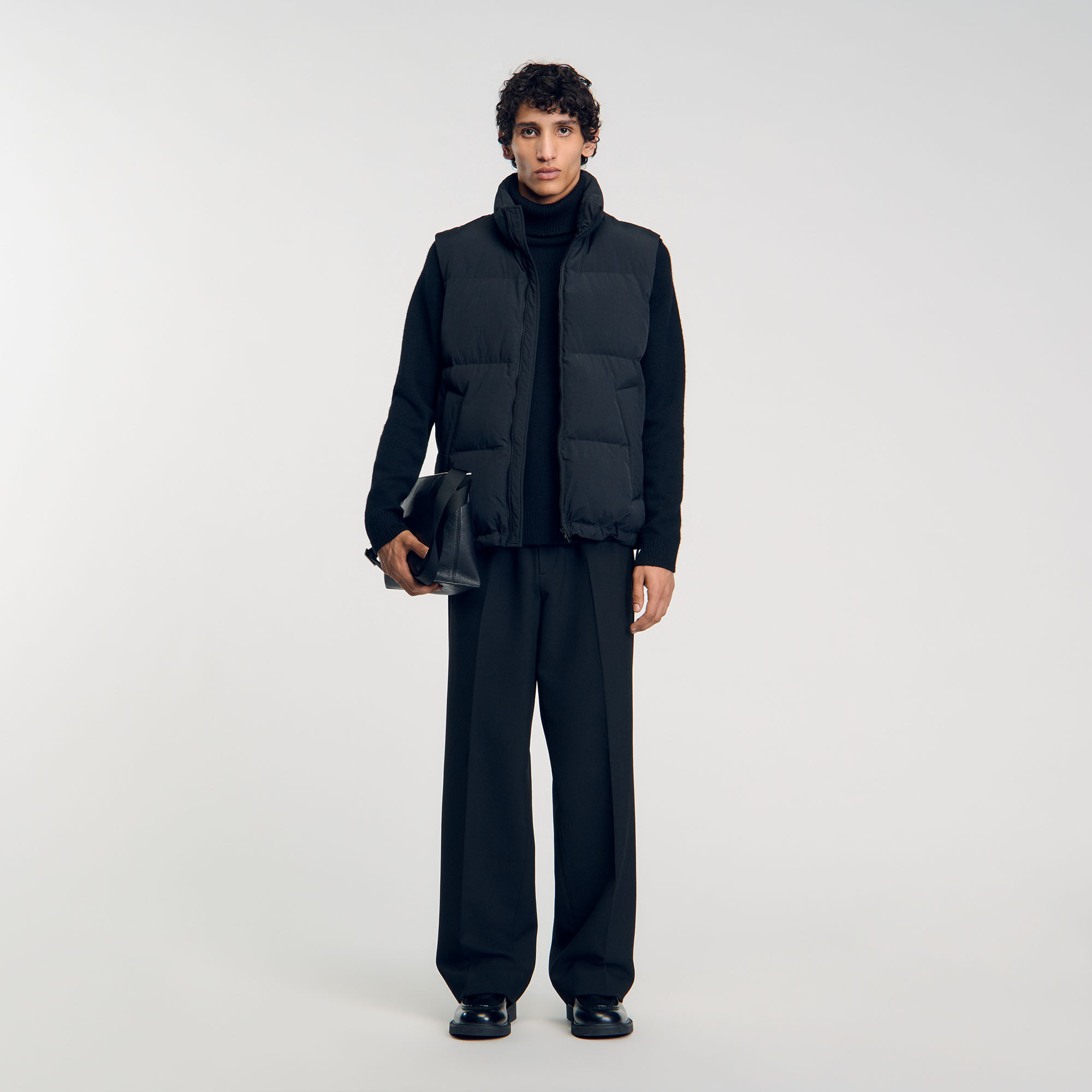 Sandro technical padded jacket discount