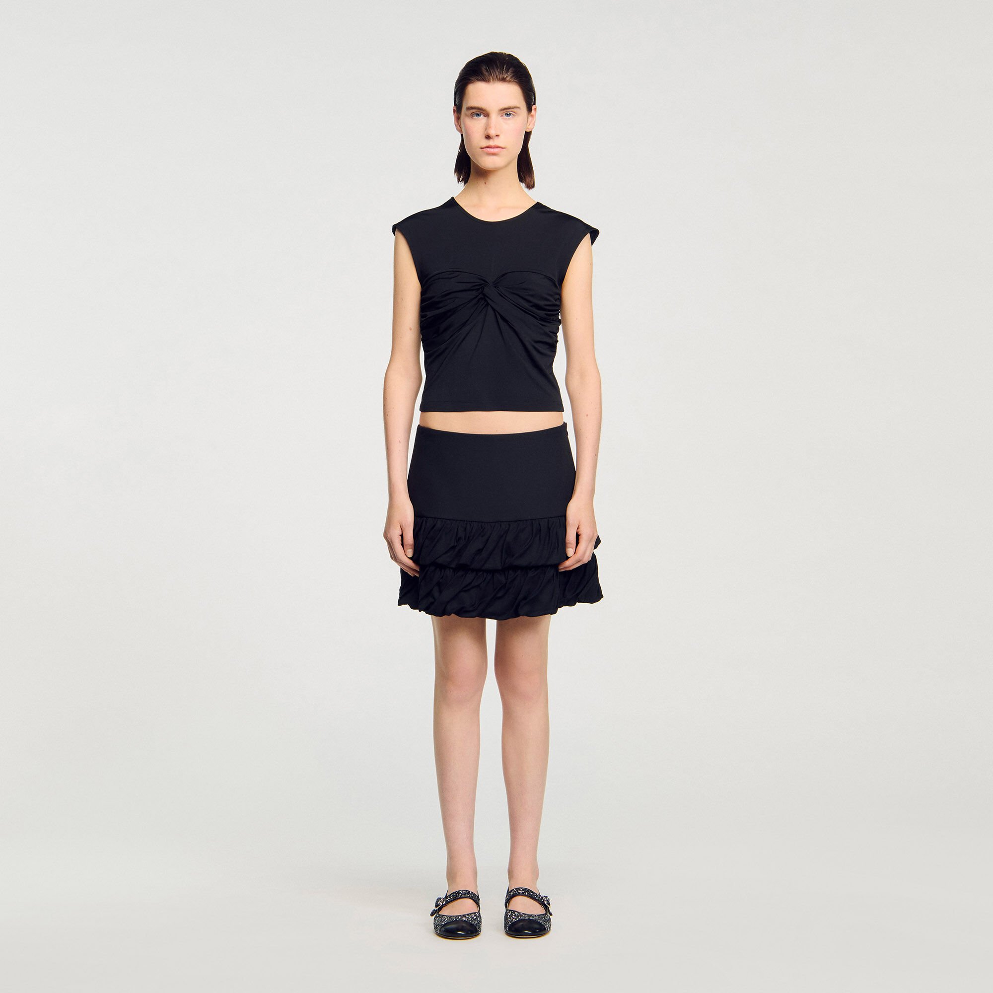 Draped T-shirt