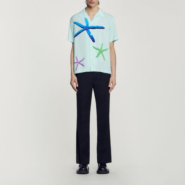 Starfish printed shirt