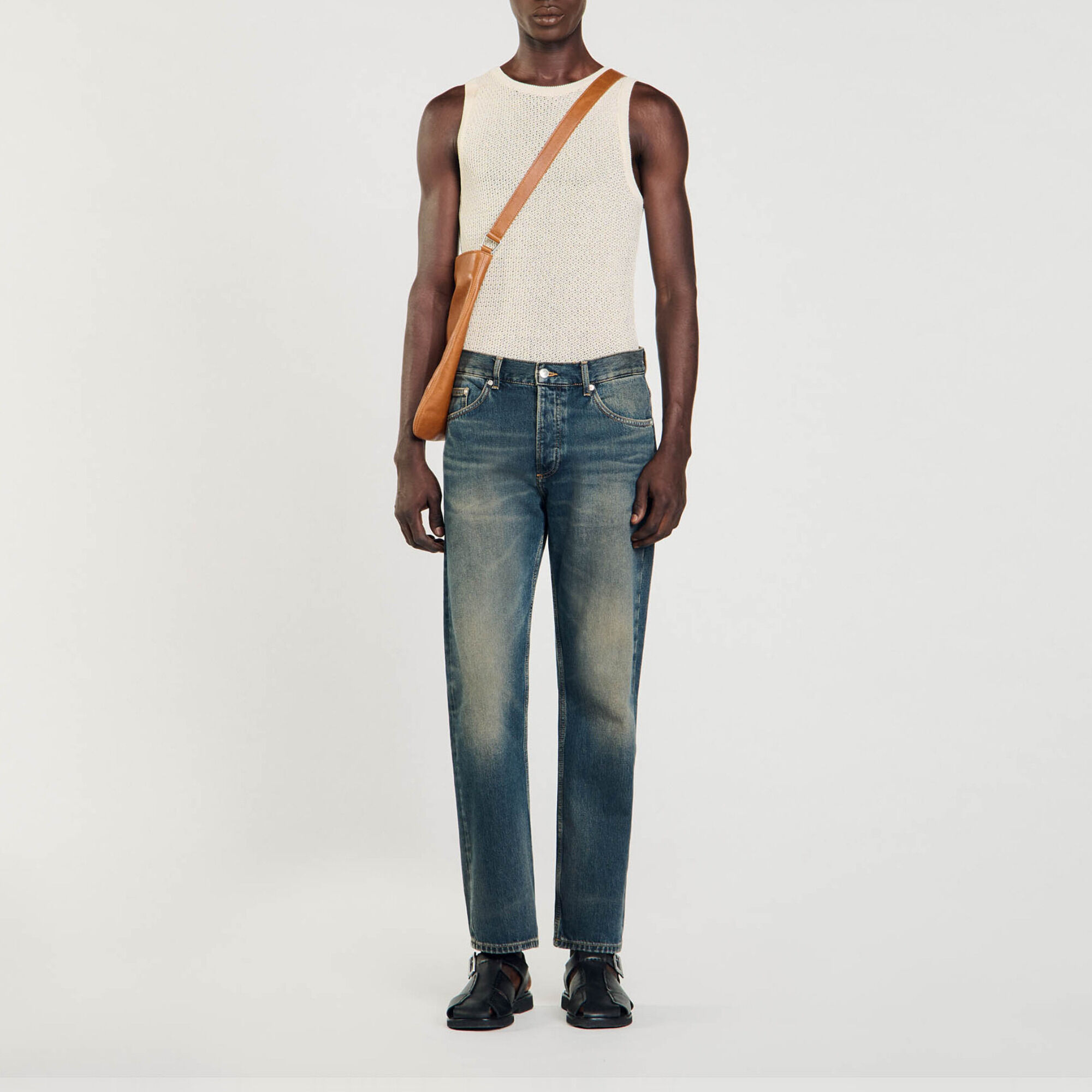 Regular faded jeans - Men | Sandro