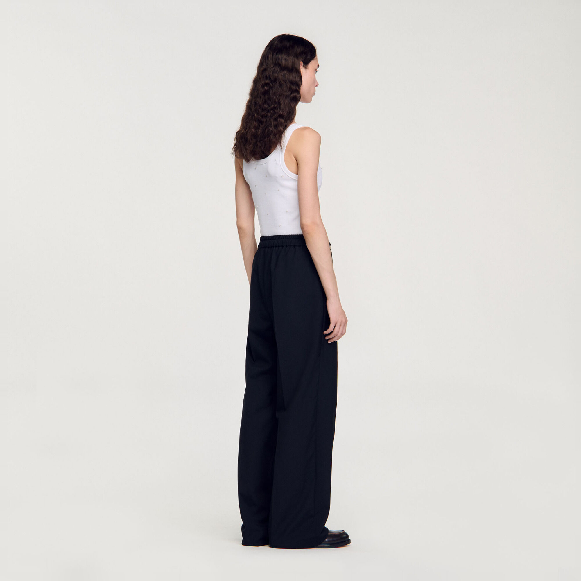 Elasticated waist trousers