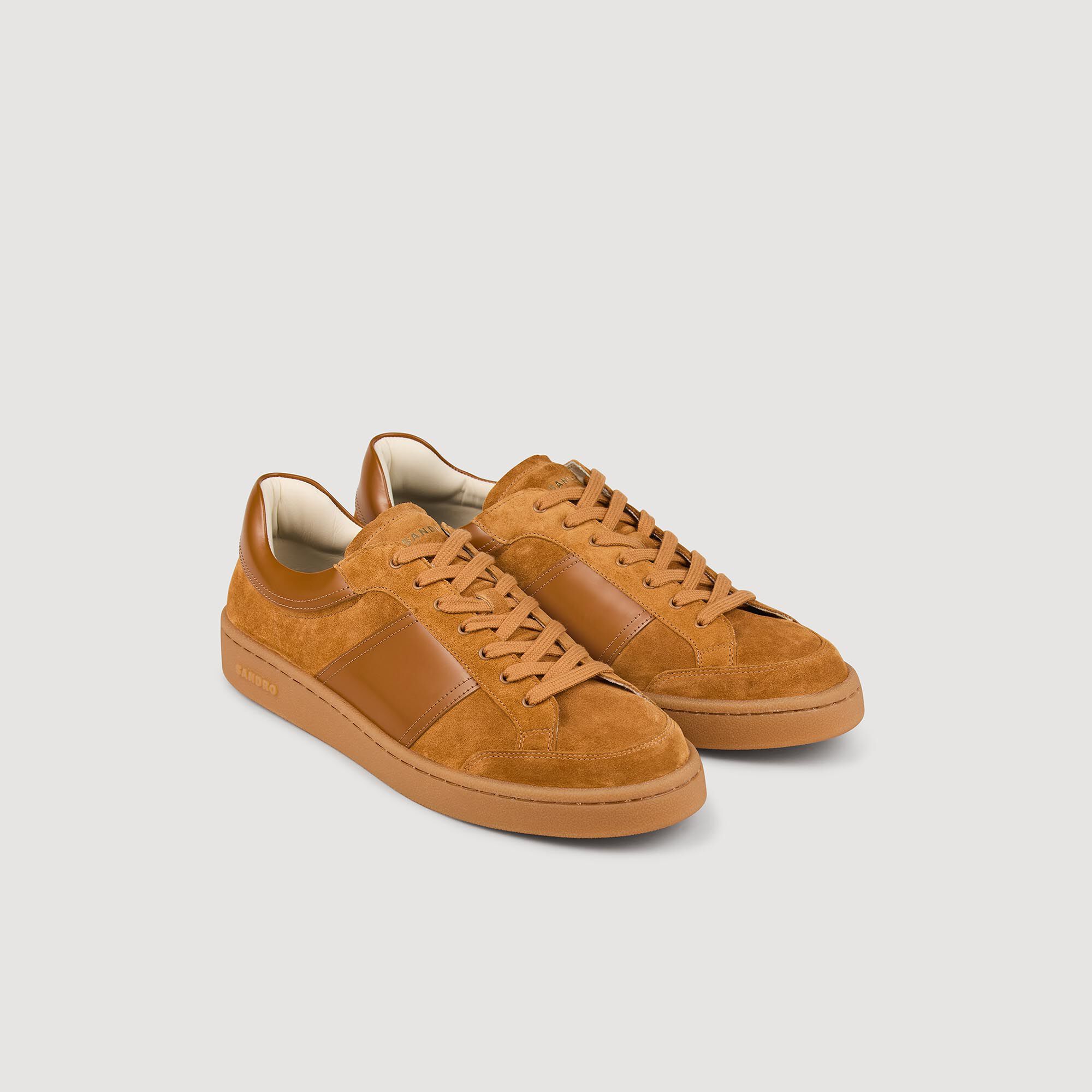 Suede trainers hot sale