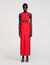 Long wraparound dress