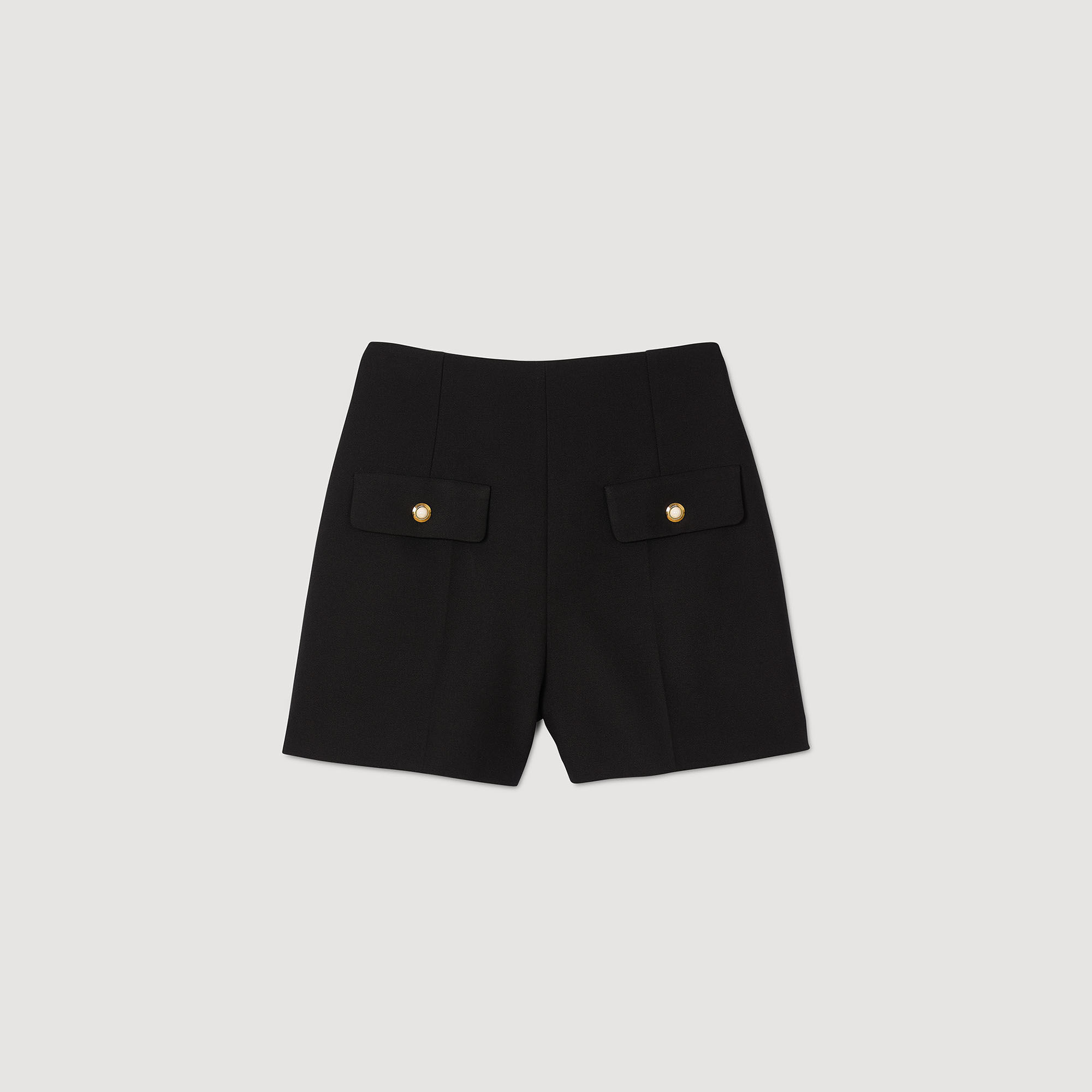 High-waisted shorts