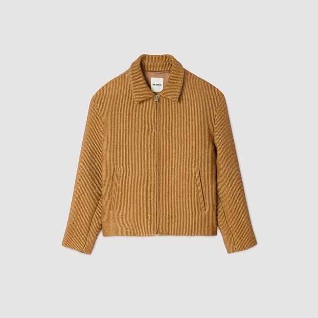 Woven raffia jacket