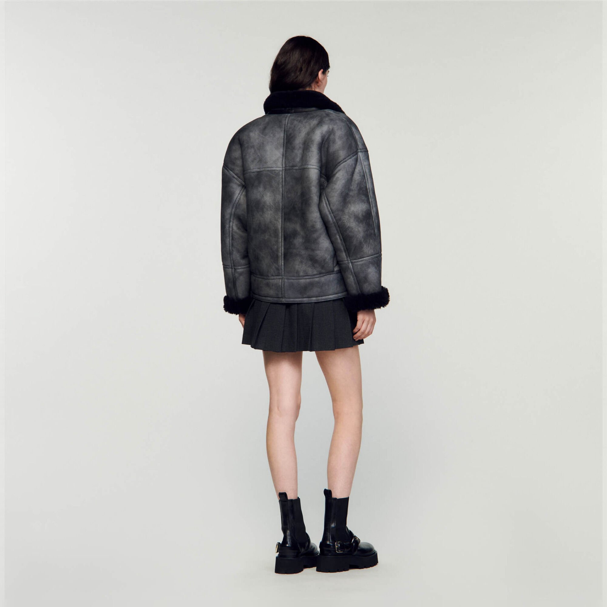 Shearling coat