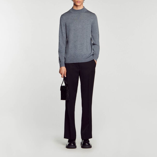 Funnel neck sweater