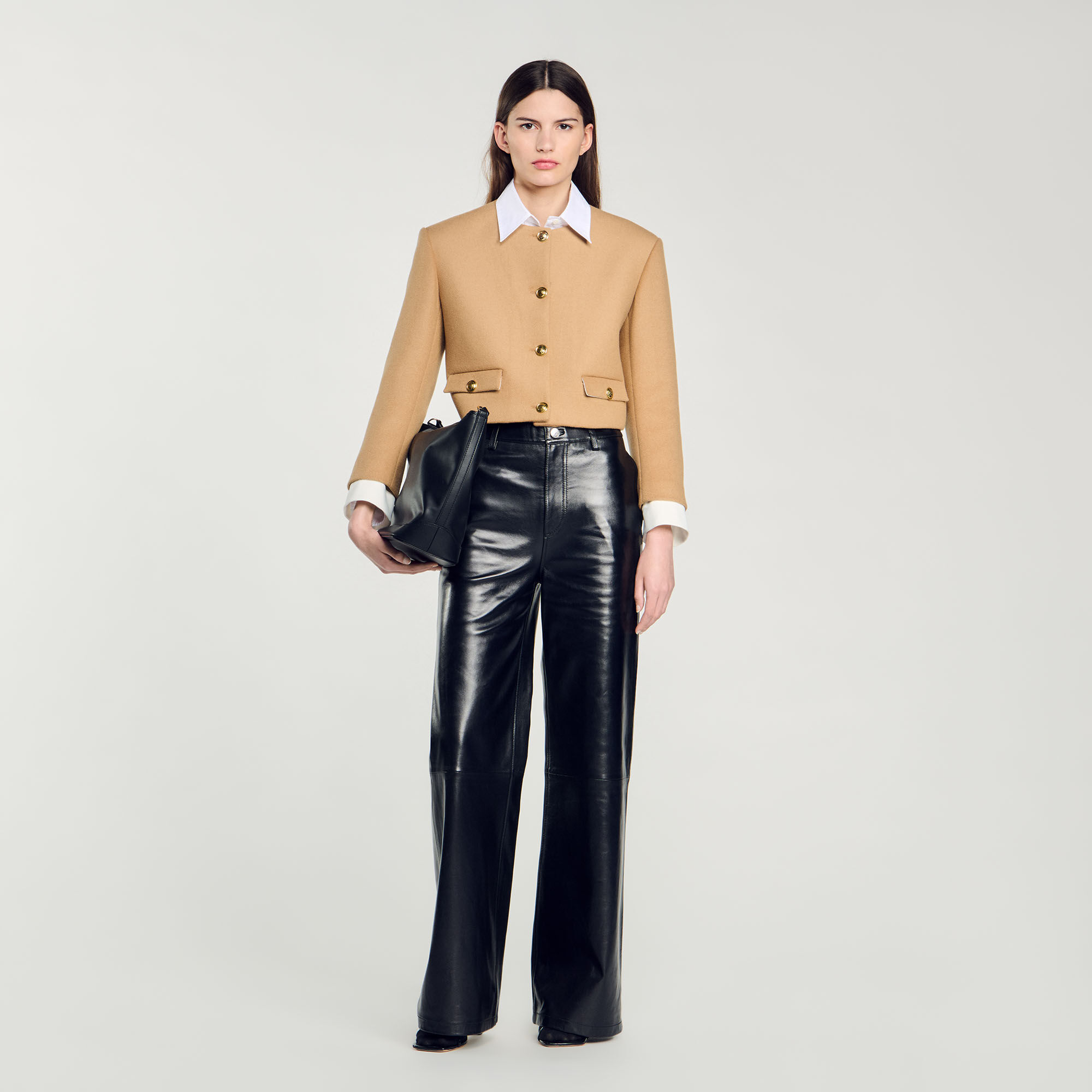 Sandro wool jacket clearance