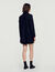 Mid-length coat with velvet collar - Women | Sandro