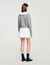 Cardigan with contrast collar