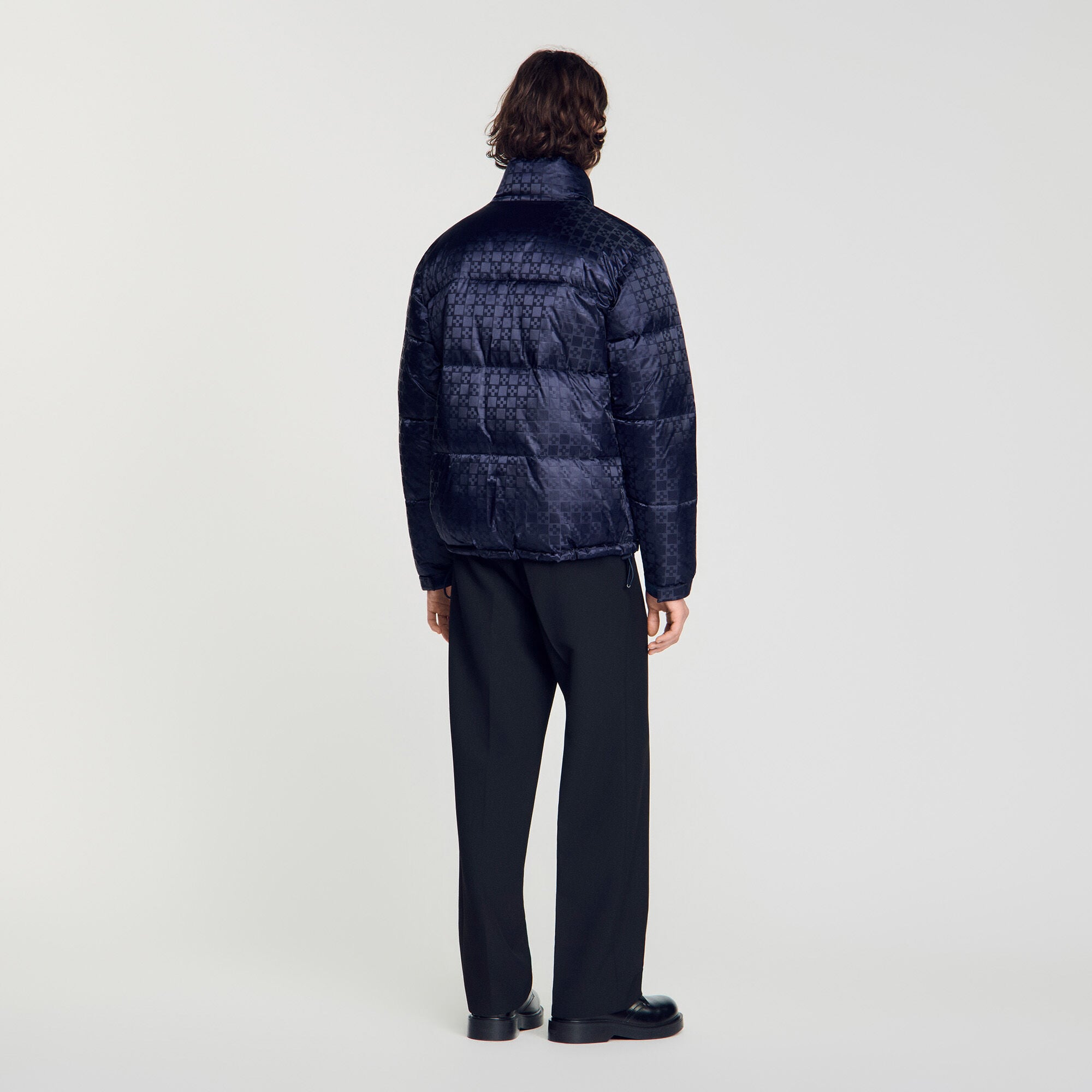 Water-repellent cross-motif puffer - Men | Sandro