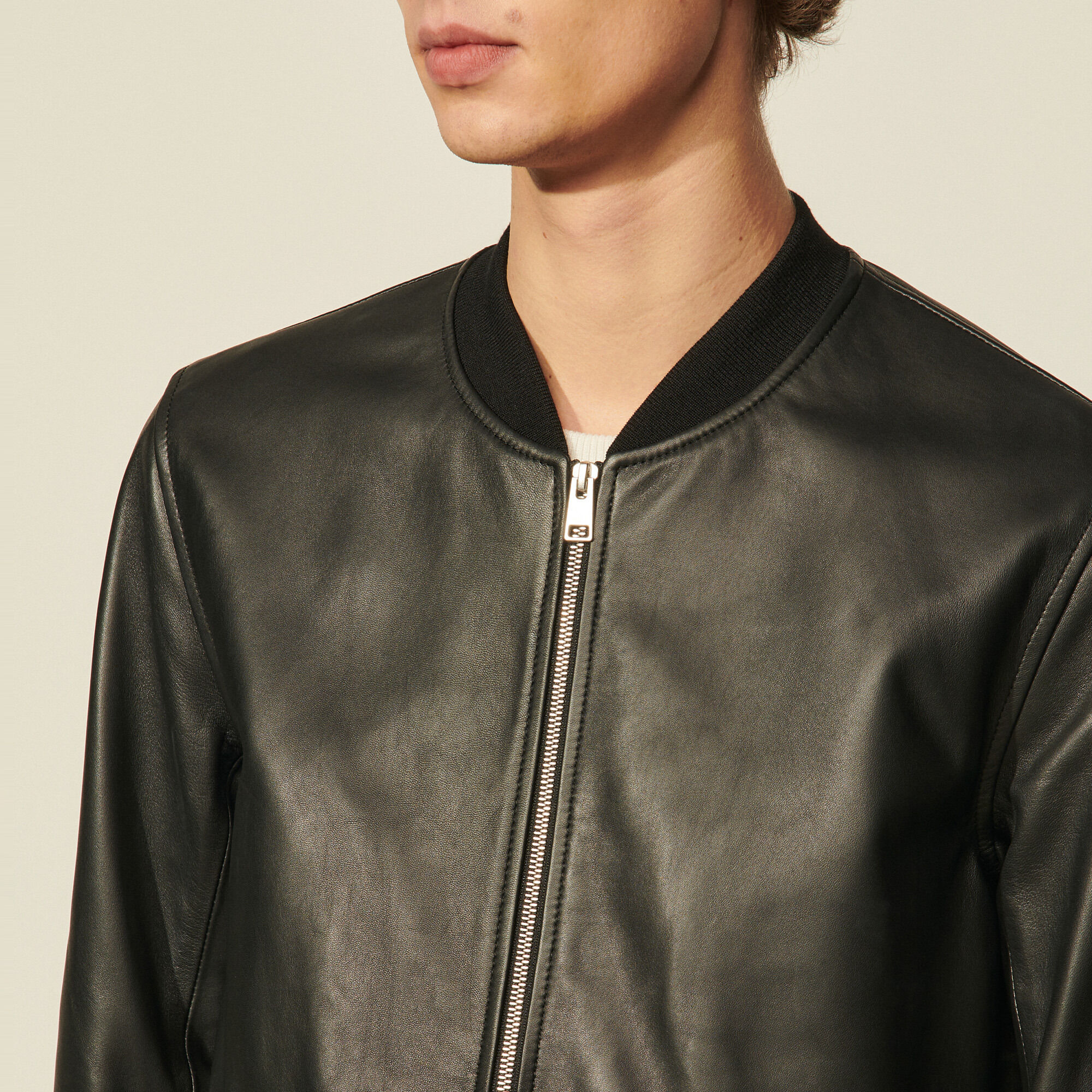 Leather jacket