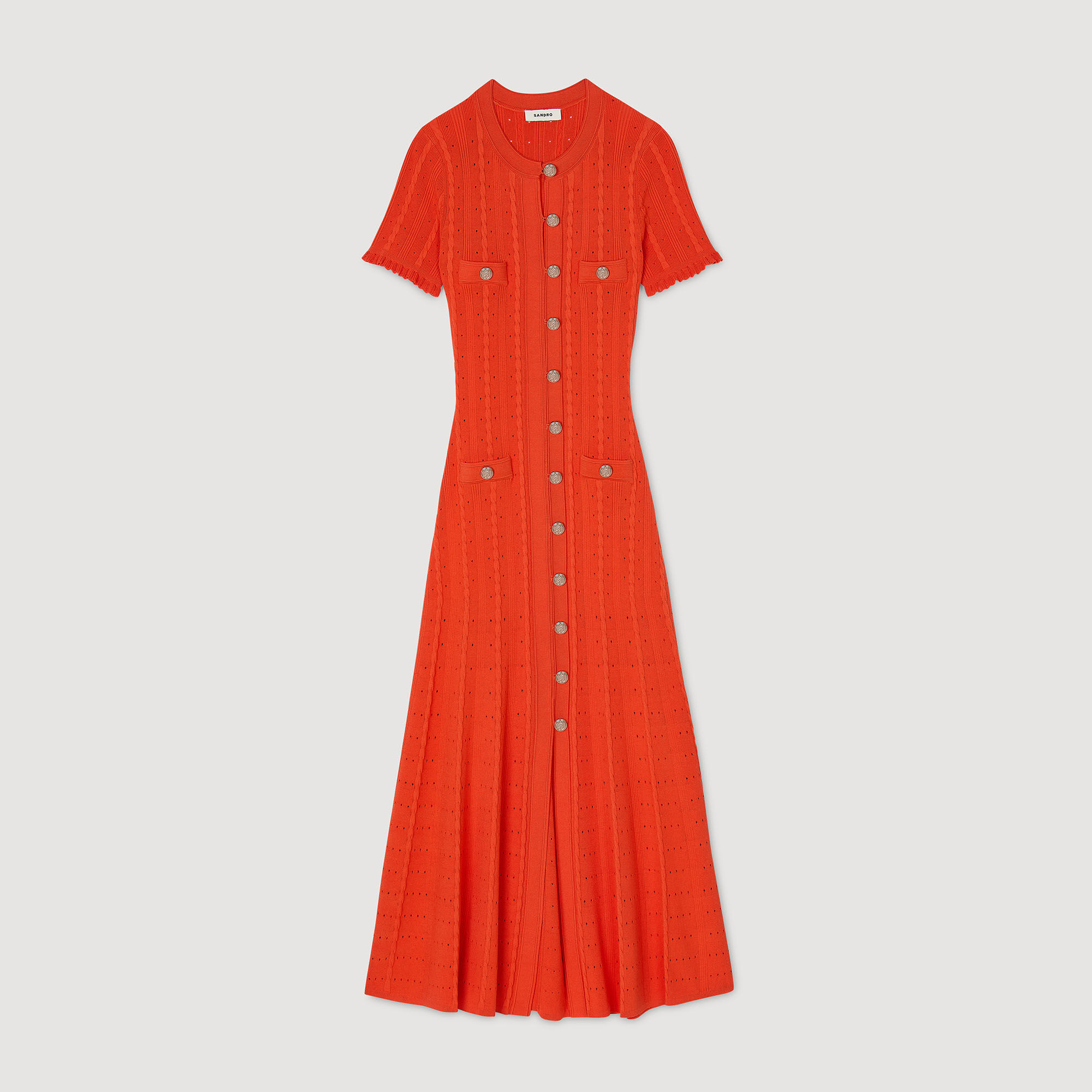 Knit maxi dress