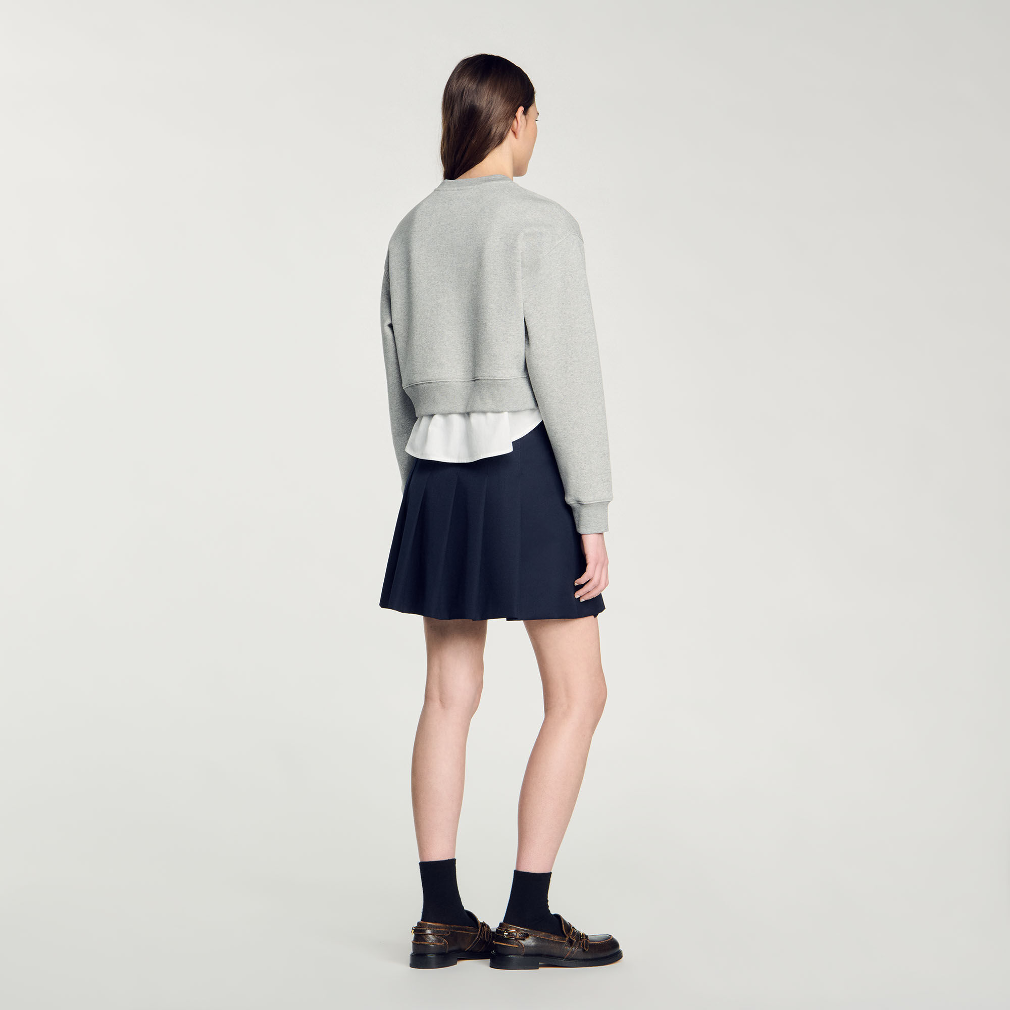 Layered effect sweatshirt