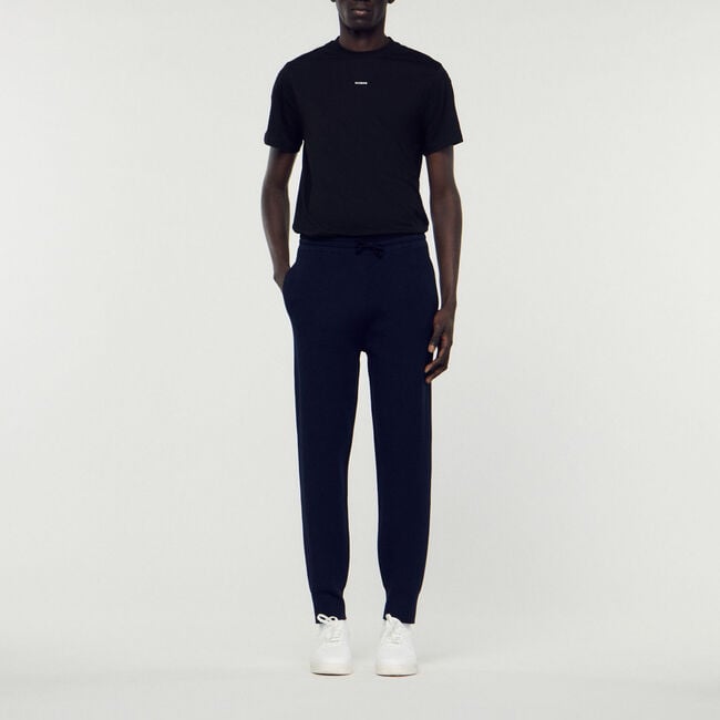 Knit jogging bottoms