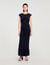 Draped maxi dress