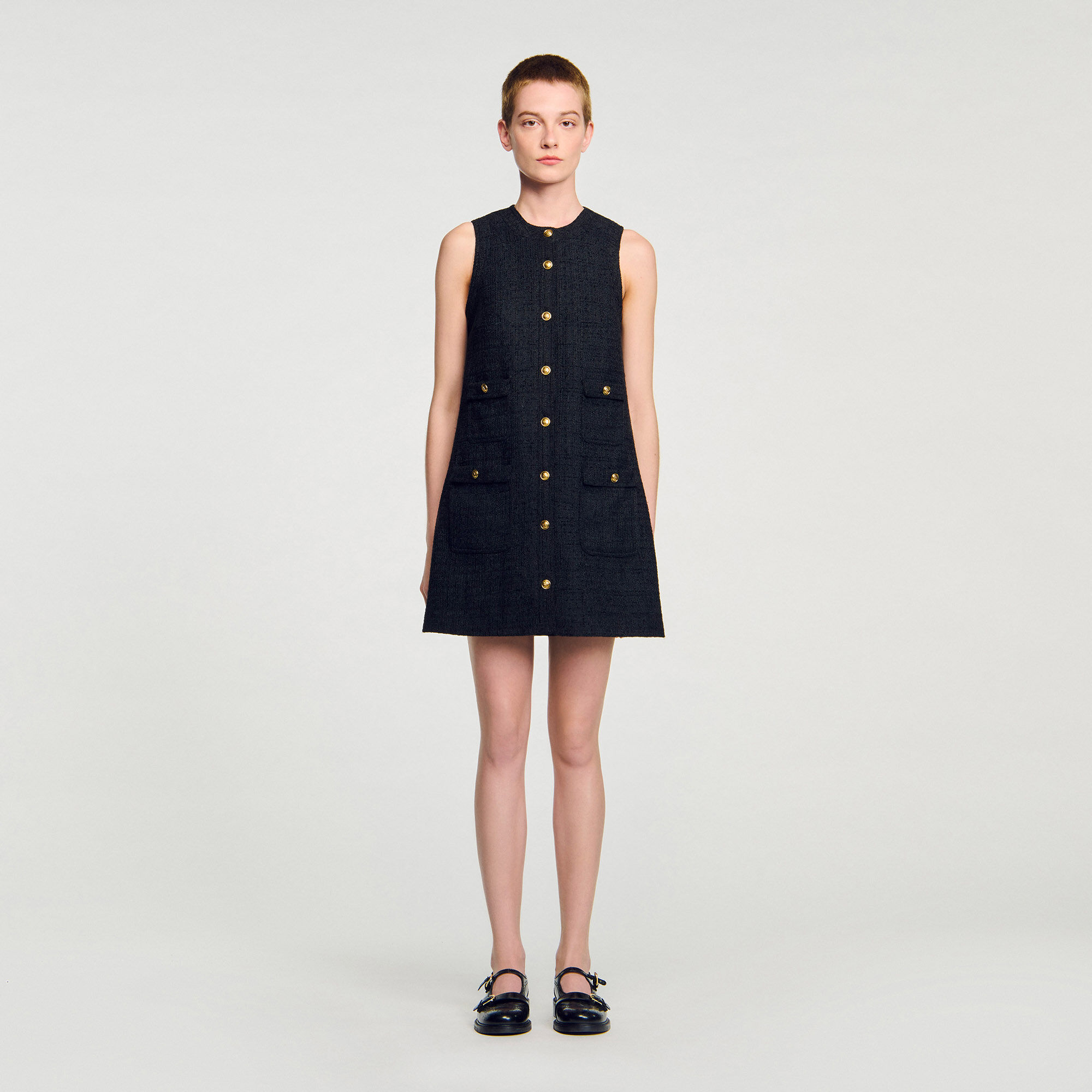 Short tweed dress