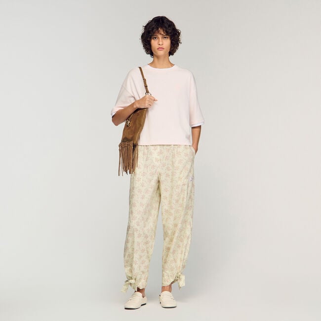 T-shirt with contrasting trim