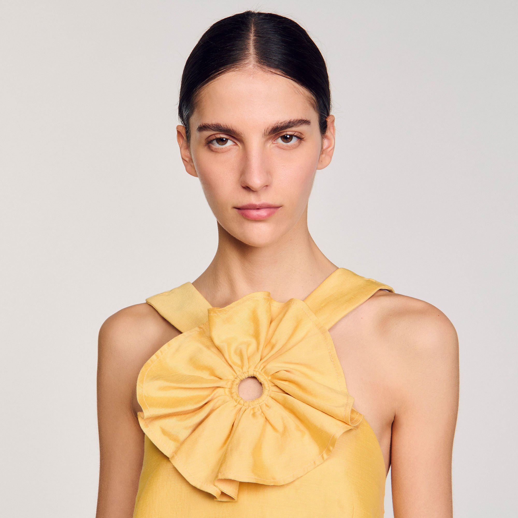 Ruffled crop top