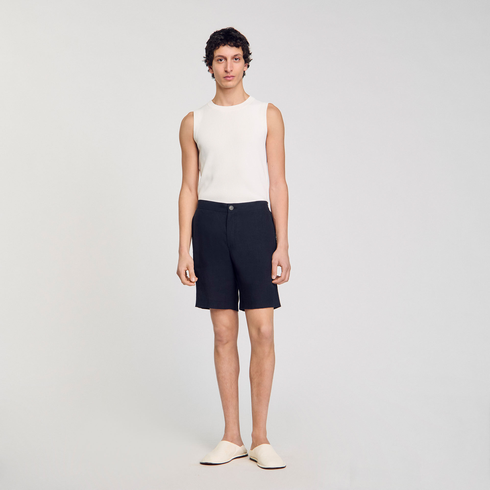 Linen shorts
