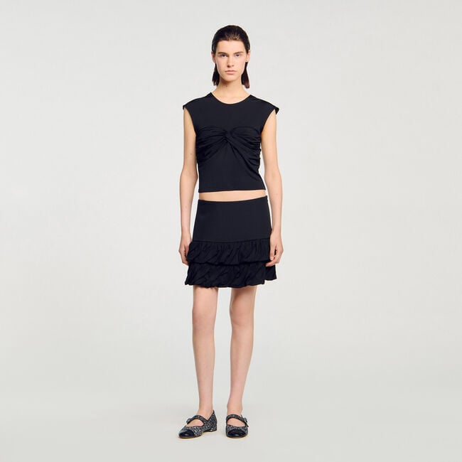 Draped T-shirt