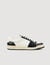 Low-top leather trainers
