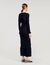 Rhinestone knit maxi dress