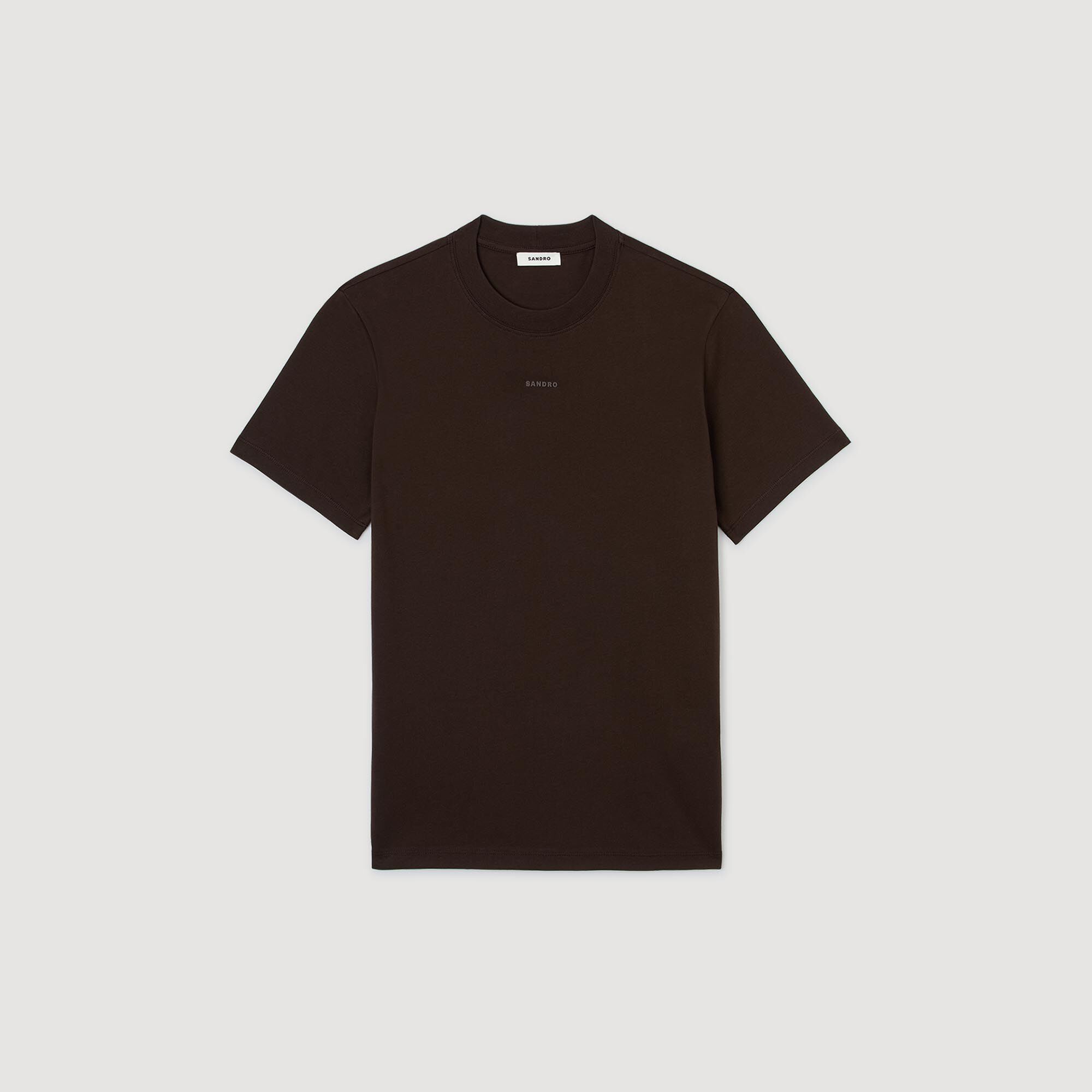 フランス発 Sandro 大人カジュアル ビーズ刺繍 Tシャツ フランス発 Sandro 大人カジュアル パールビーズ Tシャツ