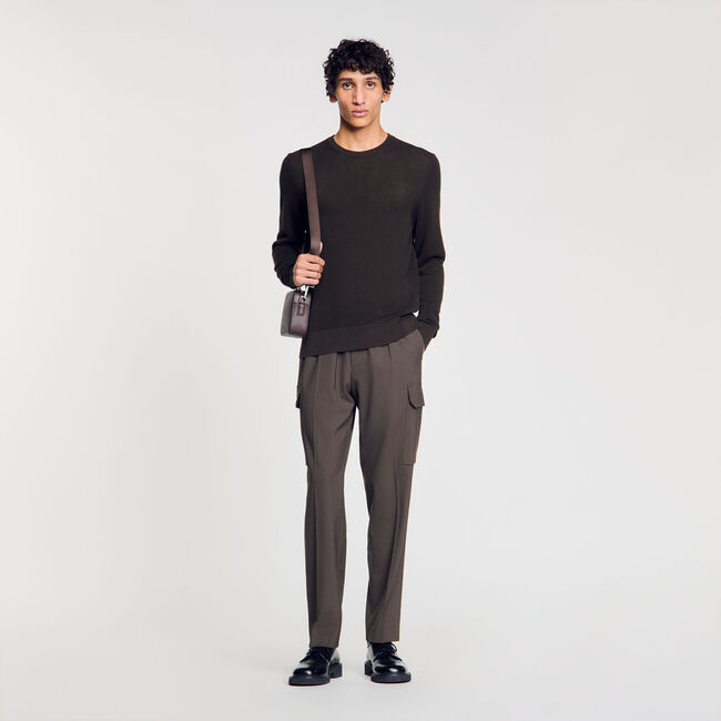 Textured knit jumper