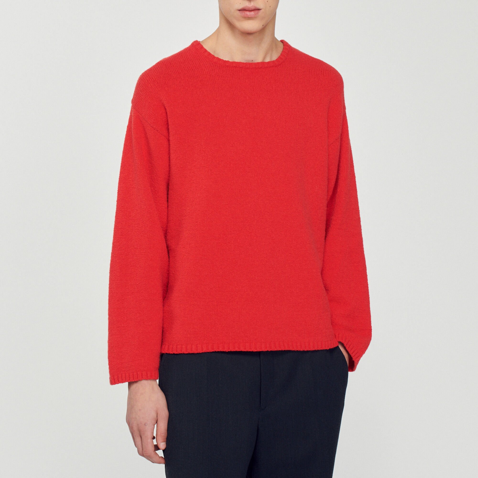Bouclé knit sweater