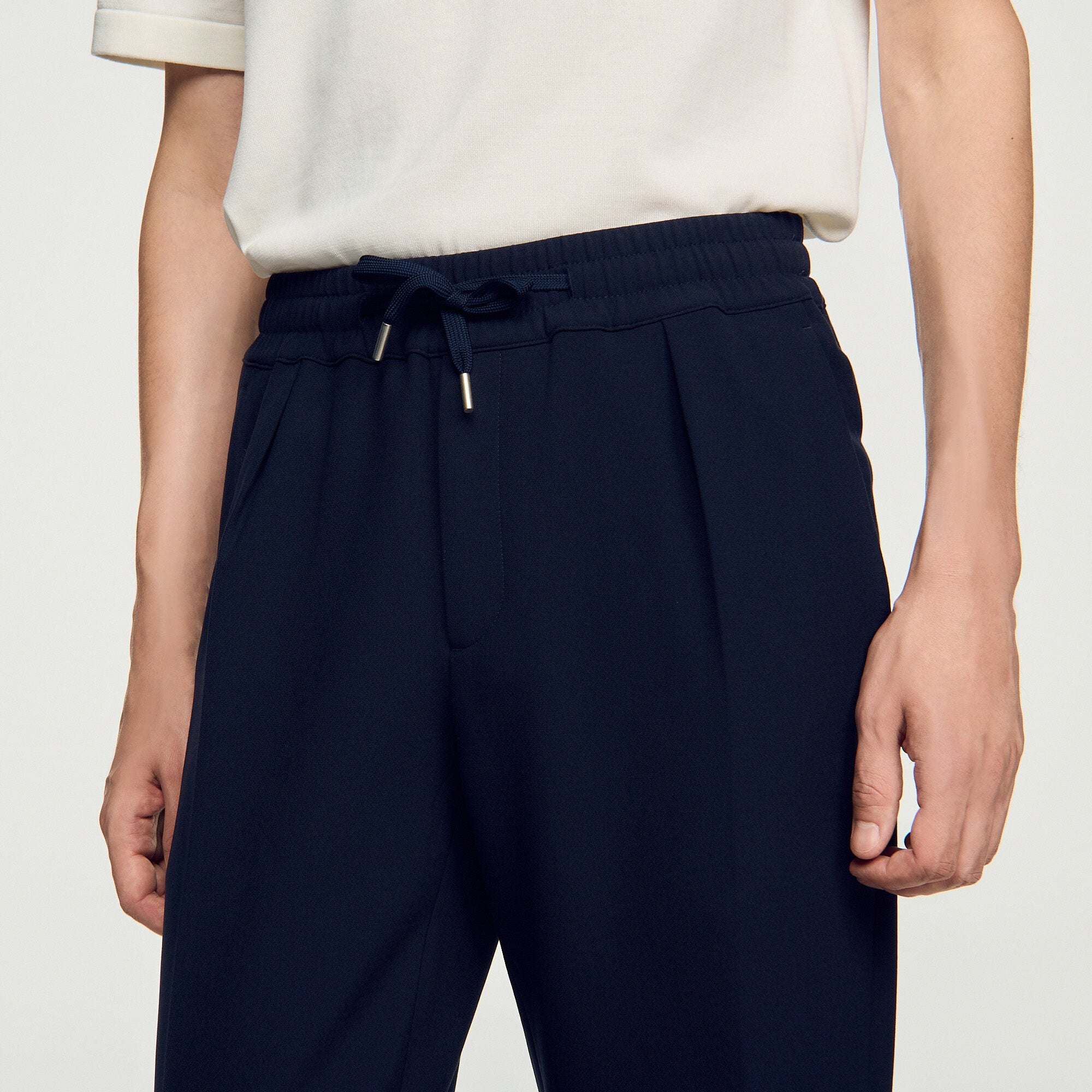 Elasticated straight trousers - Men | Sandro