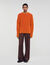 Round neck long-sleeve jumper