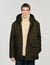 Hooded wool parka