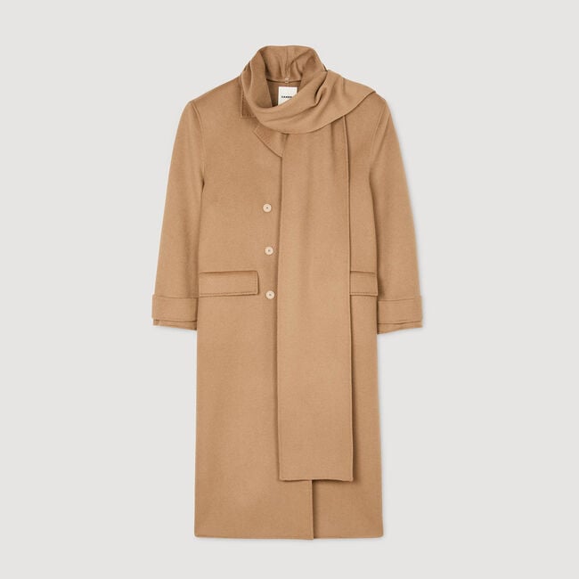 Oversized wool coat