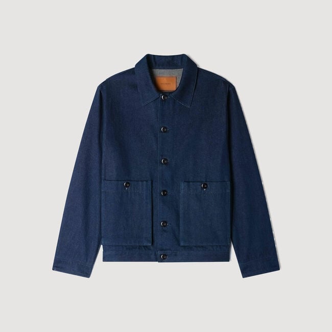 Denim worker jacket