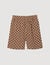 Square Cross printed shorts