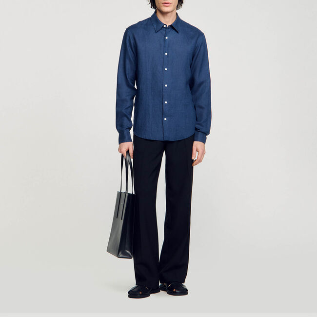 Cotton and linen shirt 