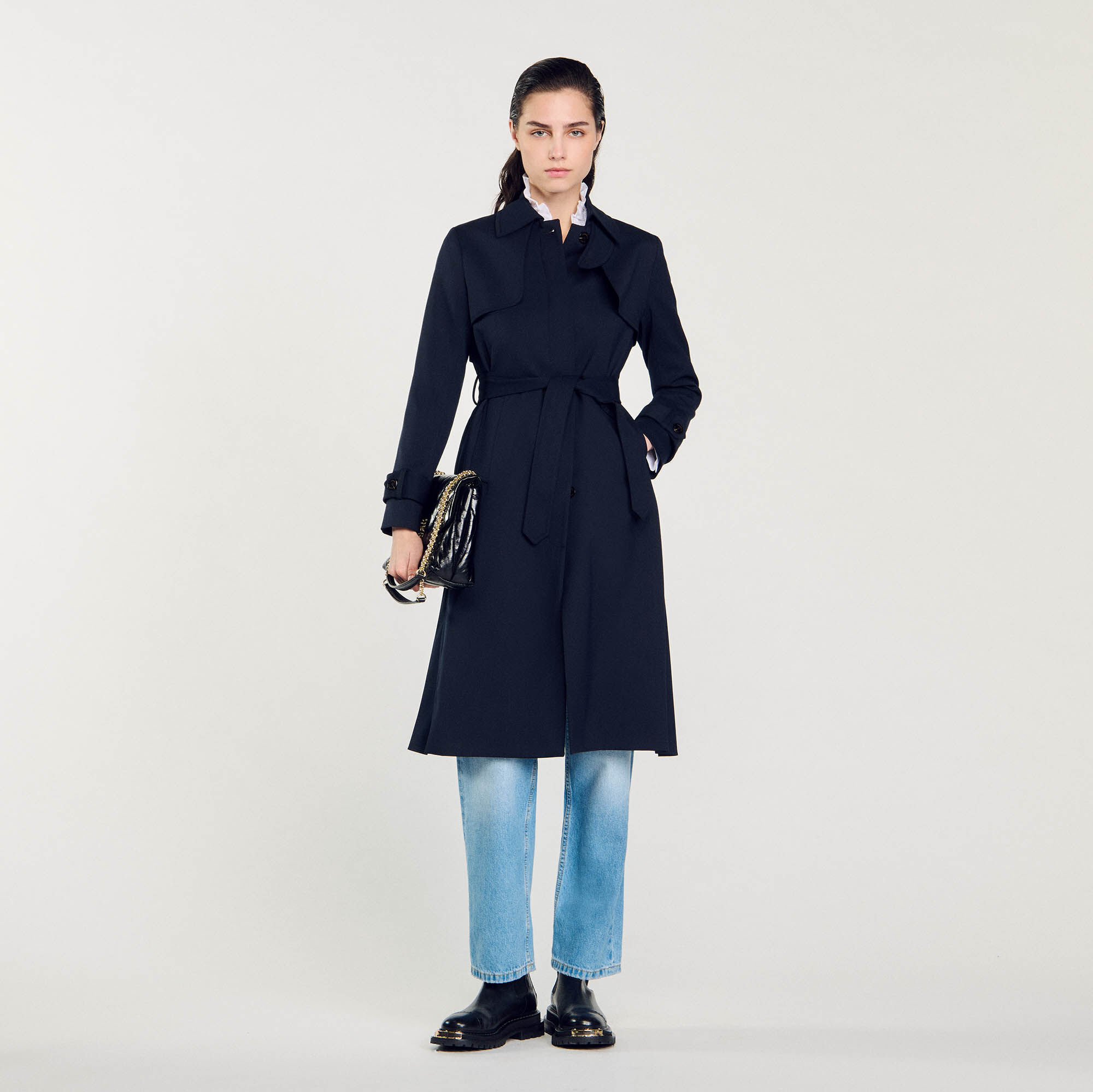 Wool coats for women Sandro Paris