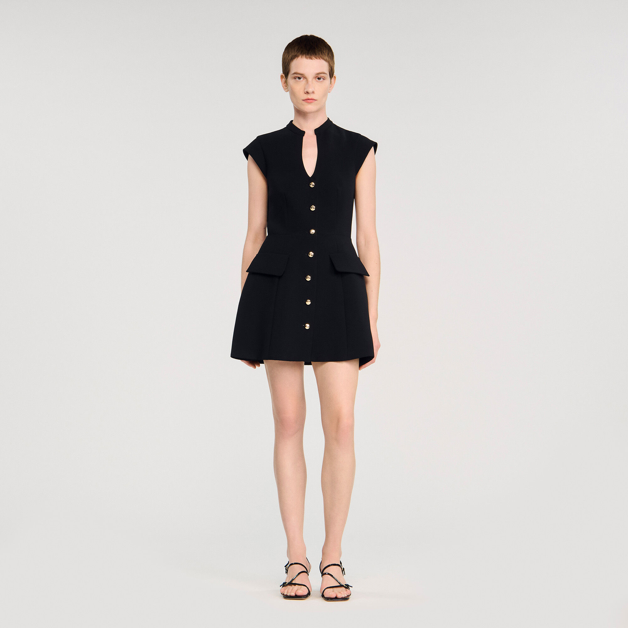 Short knit dress