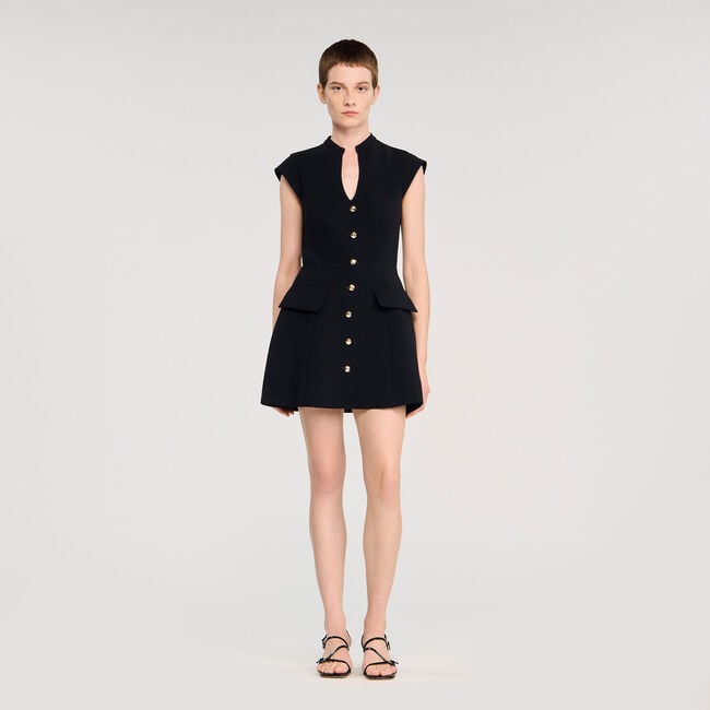 Short knit dress