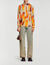 Flame pattern shirt