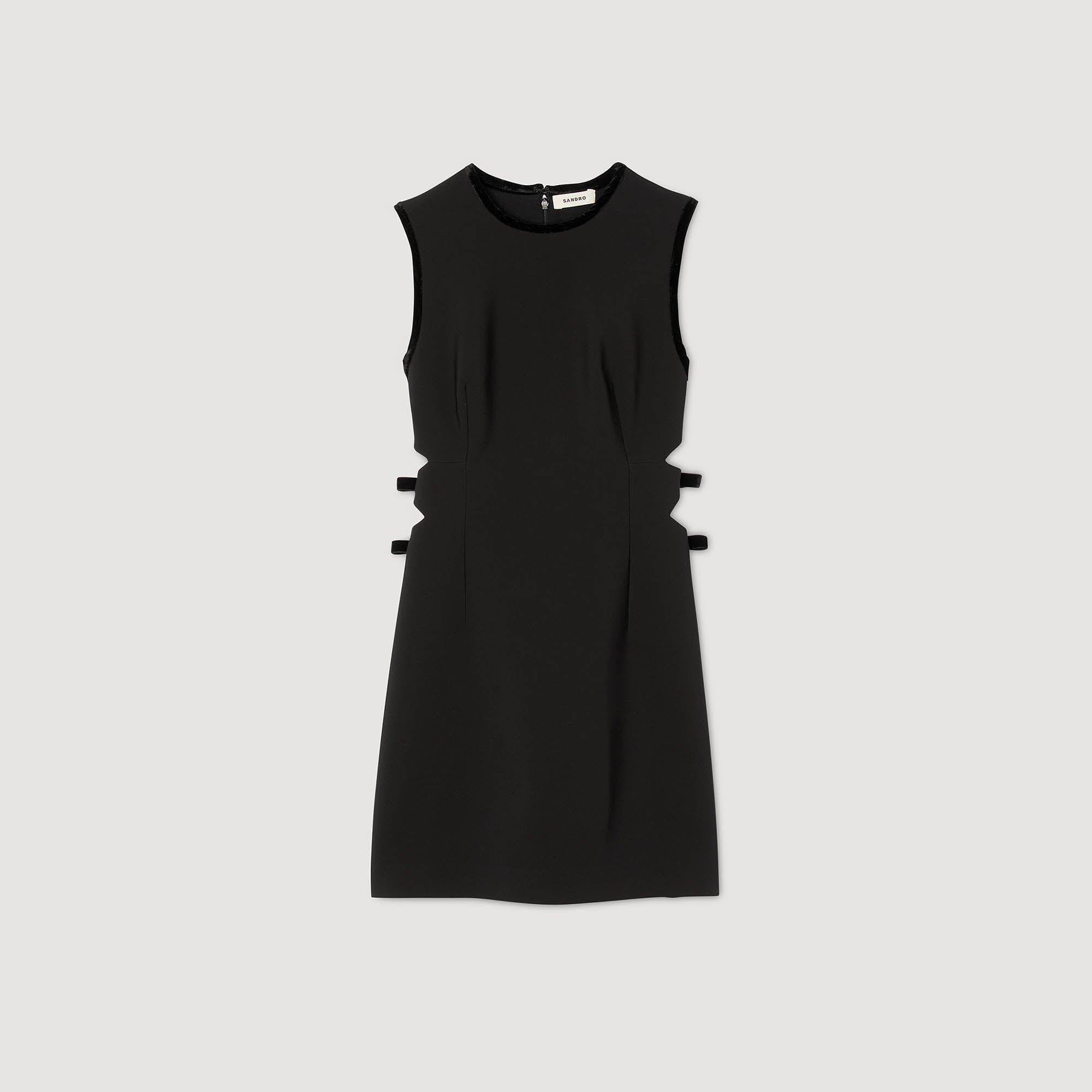 Short dress with cutouts