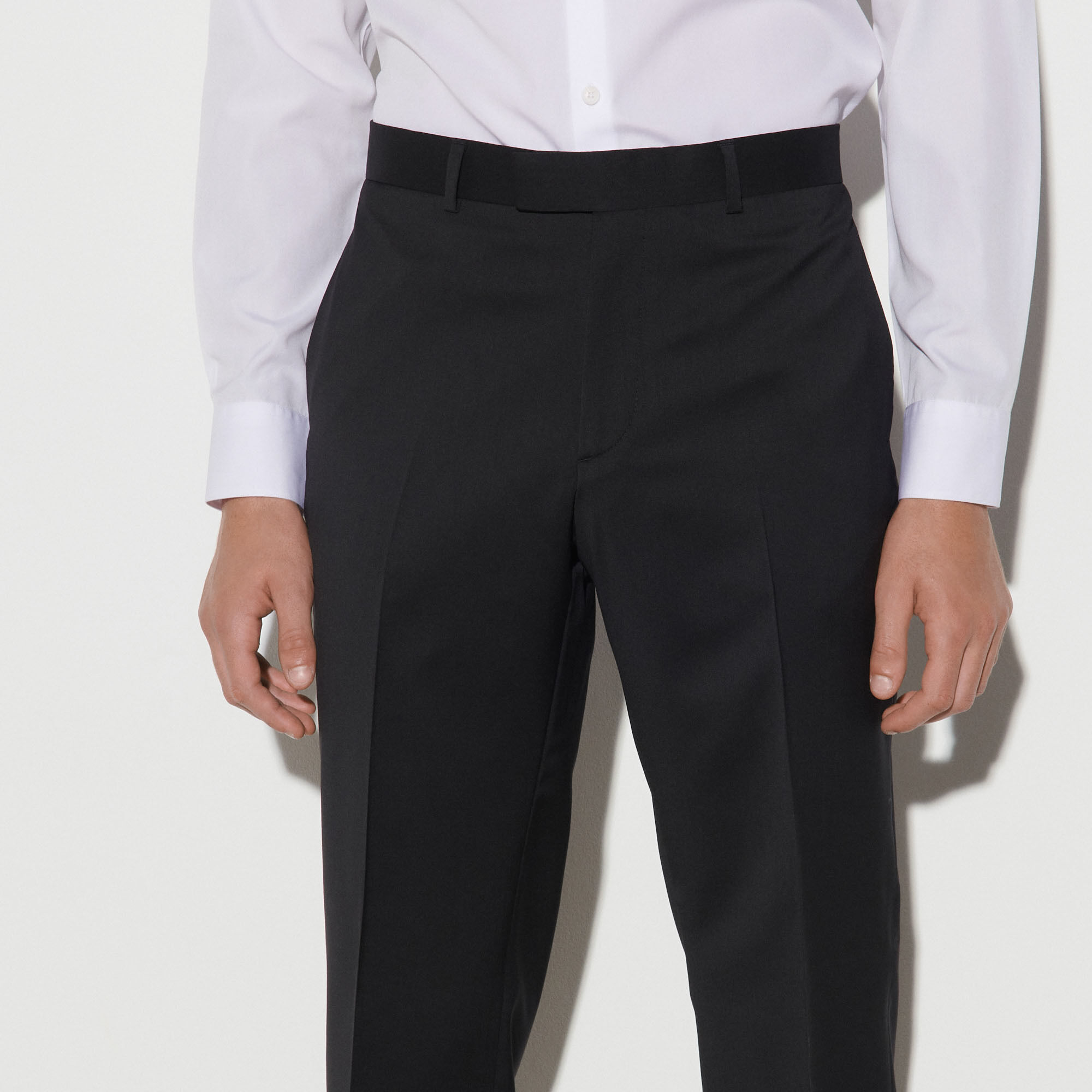 Wool suit trousers