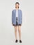 Rhinestone check shirt